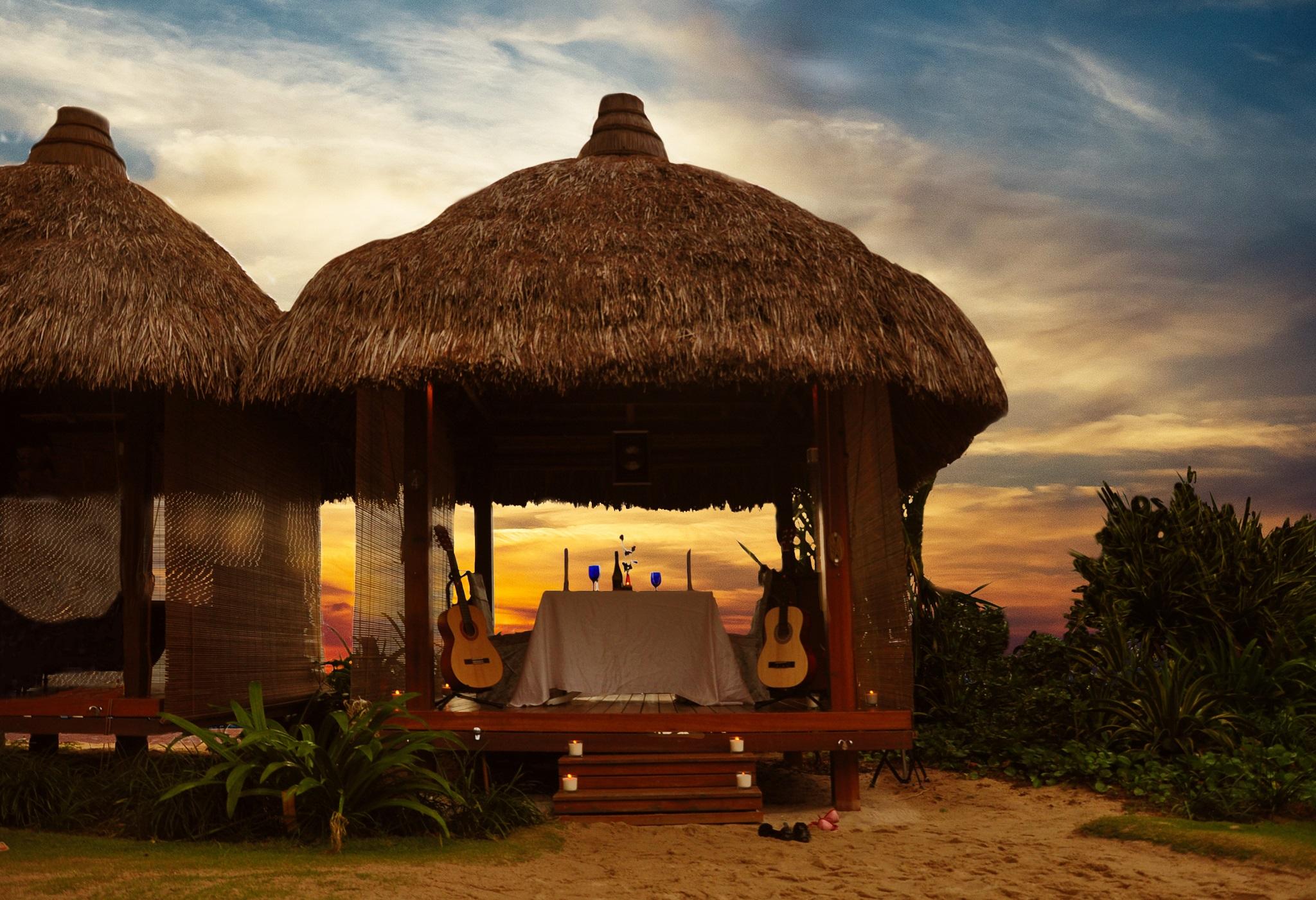 Hard Rock Hotel Penang Batu Ferringhi Esterno foto Sunset at the Balesin Island Club